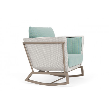 Lloyd Flanders™ Solstice Lounge Rocker - White, French Beige