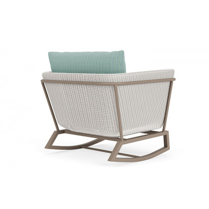 Lloyd Flanders™ Solstice Lounge Rocker - White, French Beige