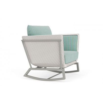 Lloyd Flanders™ Solstice Lounge Rocker - White, Platinum