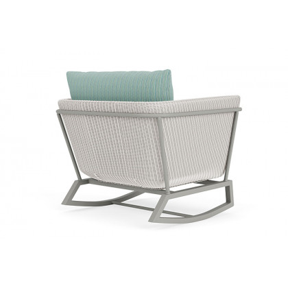 Lloyd Flanders™ Solstice Lounge Rocker - White, Platinum