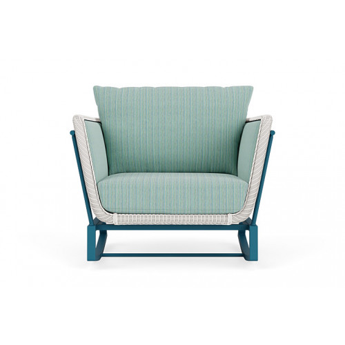Lloyd Flanders™ Solstice Lounge Rocker - White, Peacock