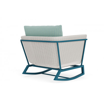Lloyd Flanders™ Solstice Lounge Rocker - White, Peacock