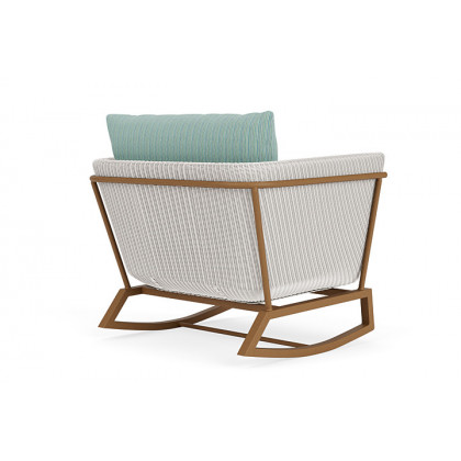 Lloyd Flanders™ Solstice Lounge Rocker - White, Hickory
