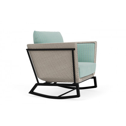 Lloyd Flanders™ Solstice Lounge Rocker - Linen, Ebony