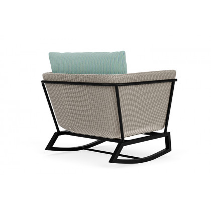 Lloyd Flanders™ Solstice Lounge Rocker - Linen, Ebony