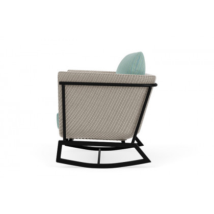 Lloyd Flanders™ Solstice Lounge Rocker - Linen, Ebony