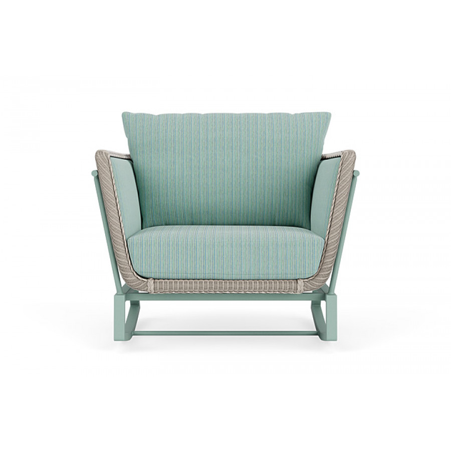 Lloyd Flanders™ Solstice Lounge Rocker - Linen, Sea Glass