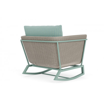 Lloyd Flanders™ Solstice Lounge Rocker - Linen, Sea Glass