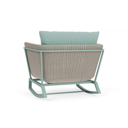 Lloyd Flanders™ Solstice Lounge Rocker - Linen, Sea Glass