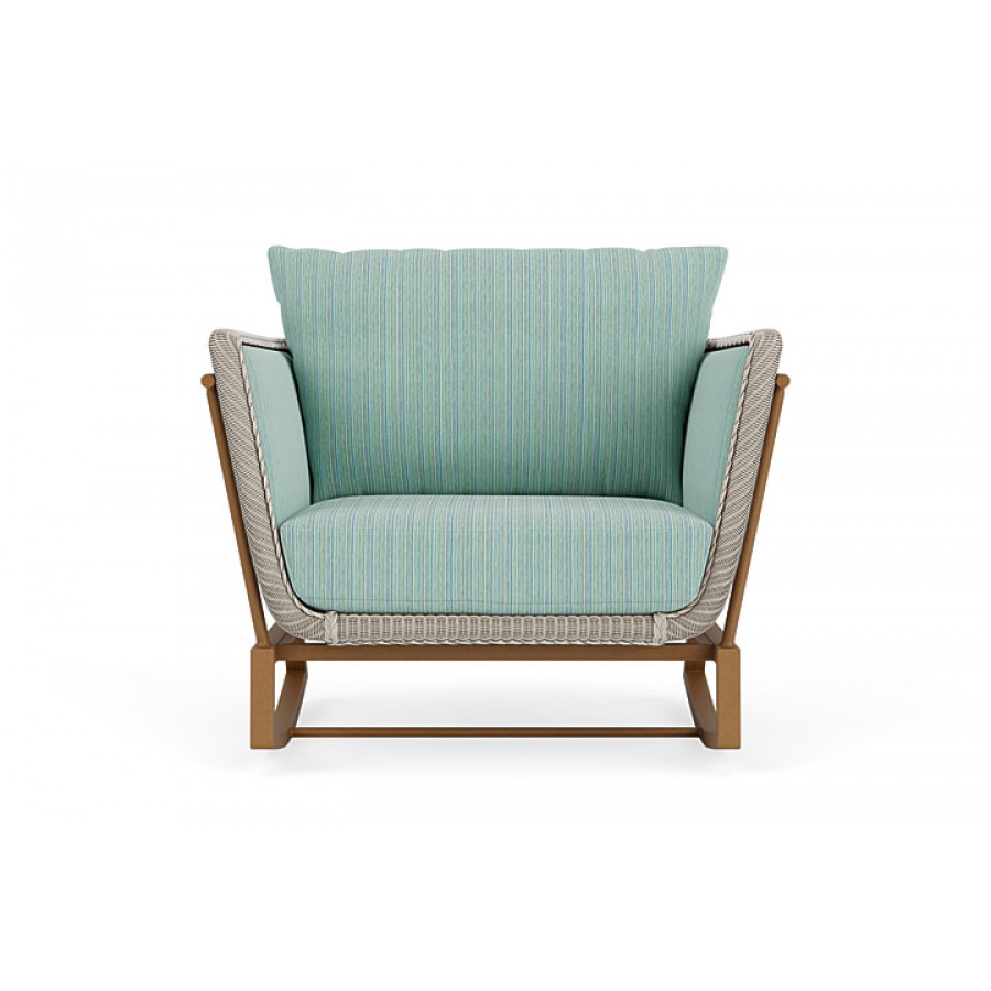 Lloyd Flanders™ Solstice Lounge Rocker - Linen, Hickory
