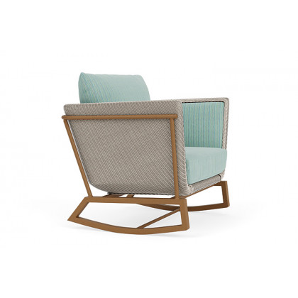 Lloyd Flanders™ Solstice Lounge Rocker - Linen, Hickory