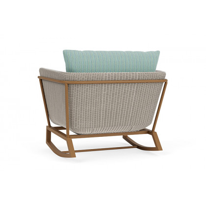 Lloyd Flanders™ Solstice Lounge Rocker - Linen, Hickory