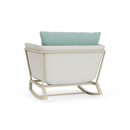 Lloyd Flanders™ Solstice Lounge Rocker - Matte White, Linen