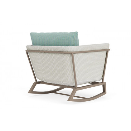 Lloyd Flanders™ Solstice Lounge Rocker - Matte White, French Beige