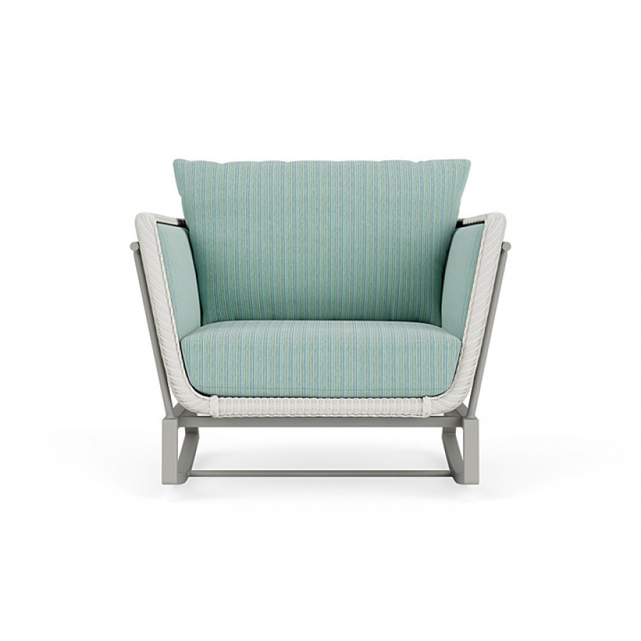 Lloyd Flanders™ Solstice Lounge Rocker - Matte White, Platinum