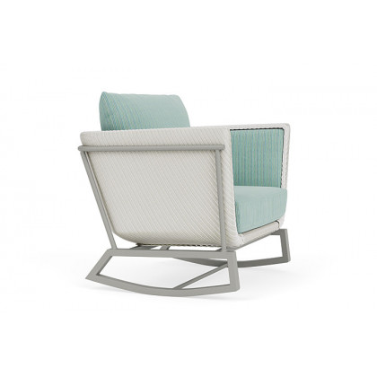 Lloyd Flanders™ Solstice Lounge Rocker - Matte White, Platinum