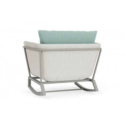 Lloyd Flanders™ Solstice Lounge Rocker - Matte White, Platinum