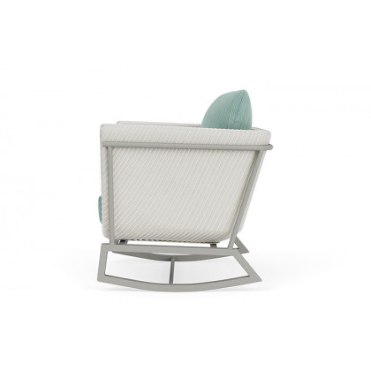Lloyd Flanders™ Solstice Lounge Rocker - Matte White, Platinum