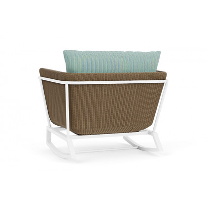 Lloyd Flanders™ Solstice Lounge Rocker - Fawn, Matte White