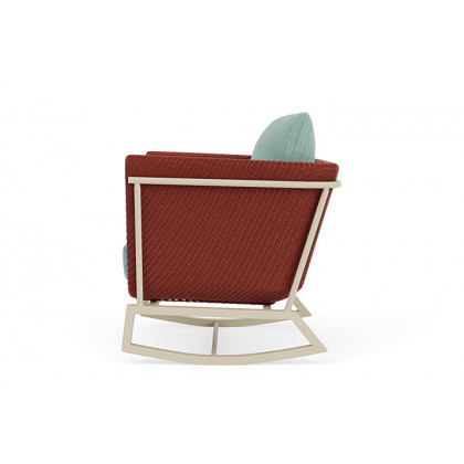 Lloyd Flanders™ Solstice Lounge Rocker - Terracotta, Linen