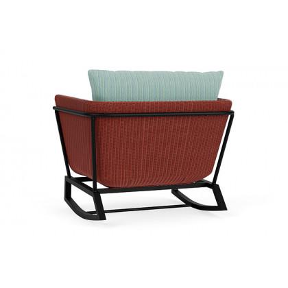 Lloyd Flanders™ Solstice Lounge Rocker - Terracotta, Ebony
