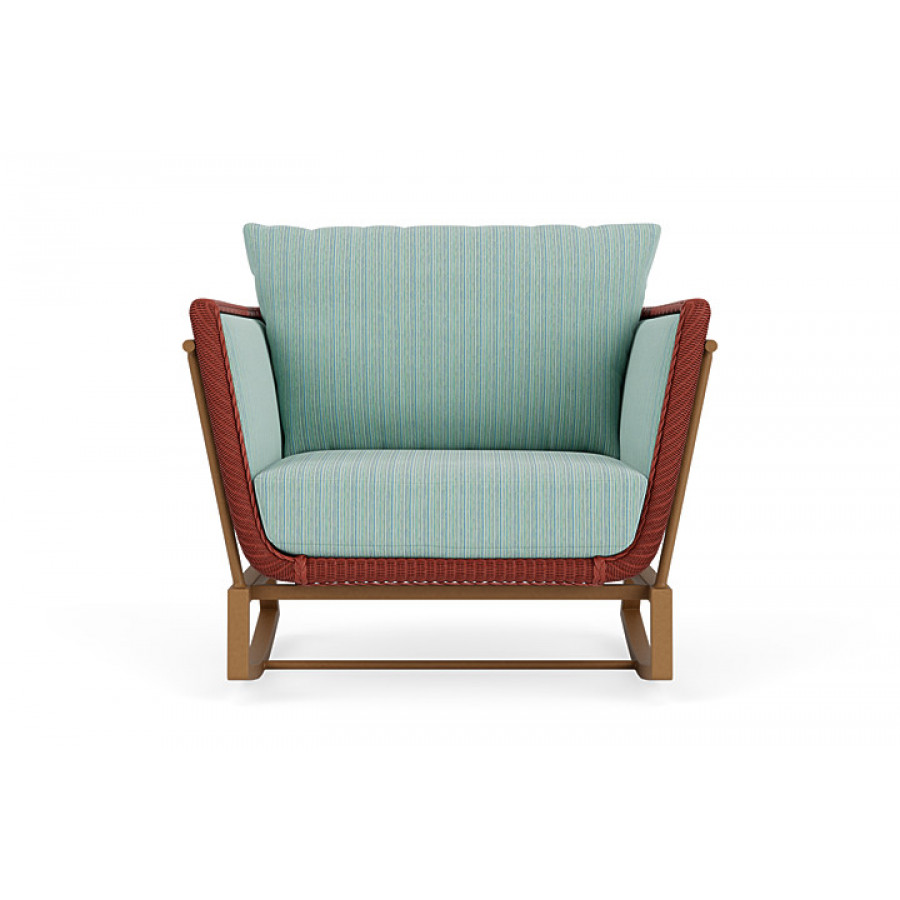 Lloyd Flanders™ Solstice Lounge Rocker - Terracotta, Hickory