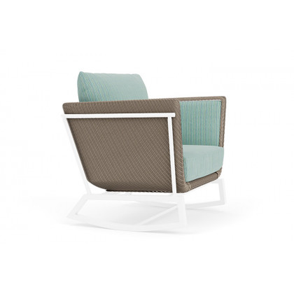 Lloyd Flanders™ Solstice Lounge Rocker - French Beige, White