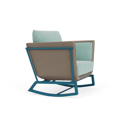 Lloyd Flanders™ Solstice Lounge Rocker - French Beige, Peacock