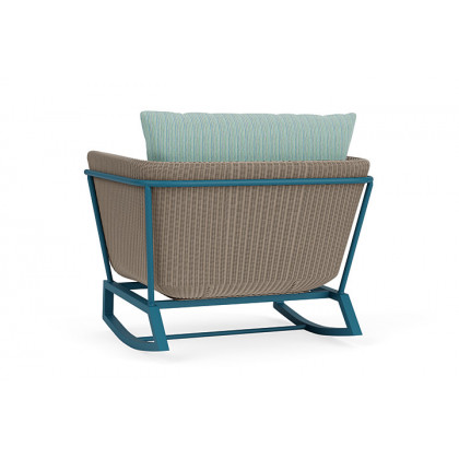 Lloyd Flanders™ Solstice Lounge Rocker - French Beige, Peacock