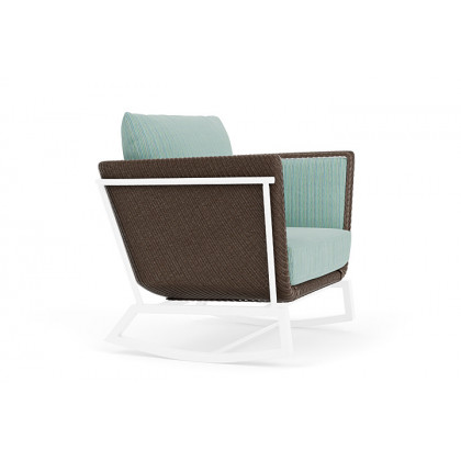 Lloyd Flanders™ Solstice Lounge Rocker - Bark, White