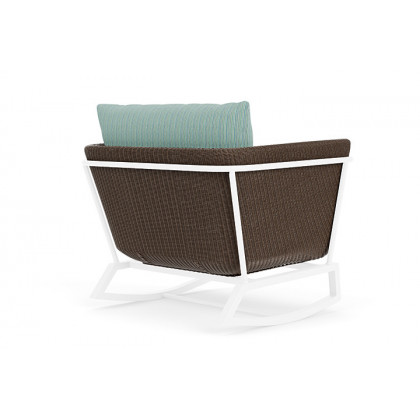 Lloyd Flanders™ Solstice Lounge Rocker - Bark, White