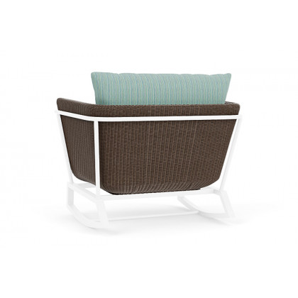 Lloyd Flanders™ Solstice Lounge Rocker - Bark, White