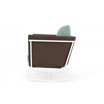 Lloyd Flanders™ Solstice Lounge Rocker - Bark, White