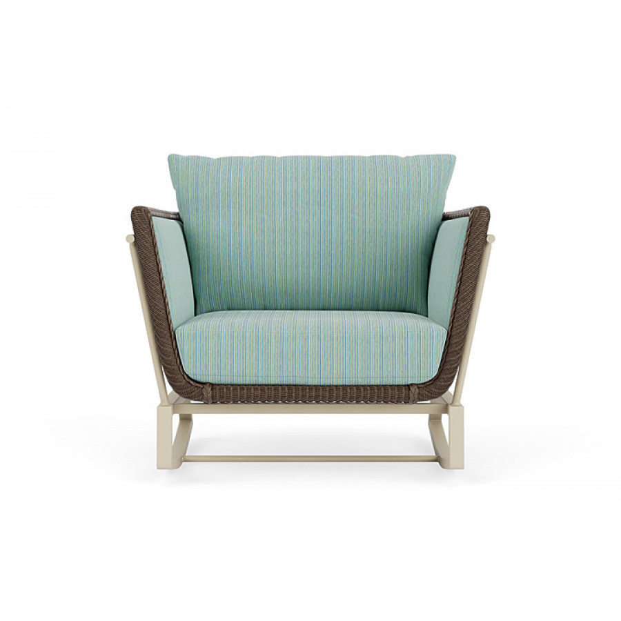 Lloyd Flanders™ Solstice Lounge Rocker - Bark, Linen