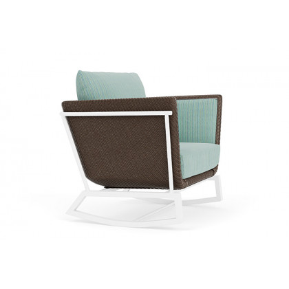 Lloyd Flanders™ Solstice Lounge Rocker - Bark, Matte White