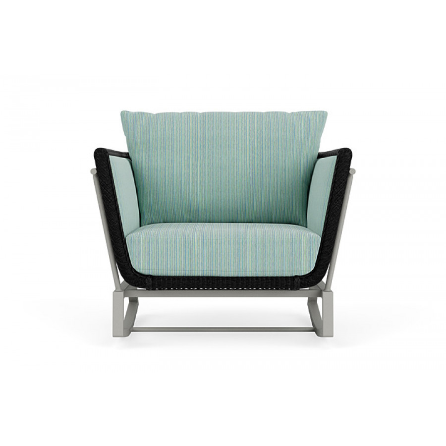 Lloyd Flanders™ Solstice Lounge Rocker - Ebony, Platinum