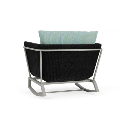 Lloyd Flanders™ Solstice Lounge Rocker - Ebony, Platinum
