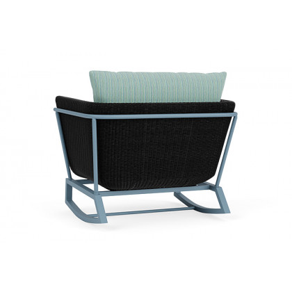 Lloyd Flanders™ Solstice Lounge Rocker - Ebony, Stillwater
