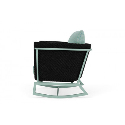 Lloyd Flanders™ Solstice Lounge Rocker - Ebony, Sea Glass