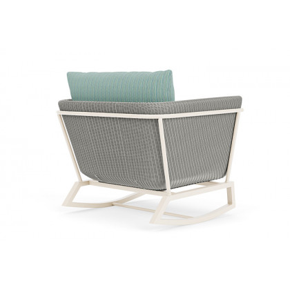 Lloyd Flanders™ Solstice Lounge Rocker - Platinum, Ivory