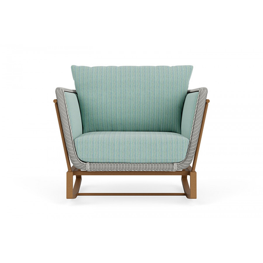 Lloyd Flanders™ Solstice Lounge Rocker - Platinum, Hickory