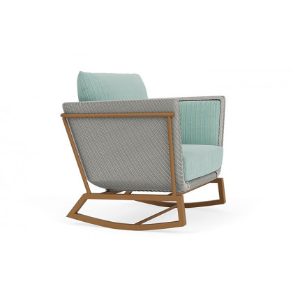 Lloyd Flanders™ Solstice Lounge Rocker - Platinum, Hickory