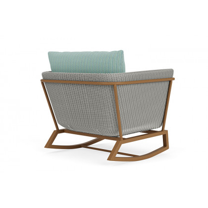 Lloyd Flanders™ Solstice Lounge Rocker - Platinum, Hickory