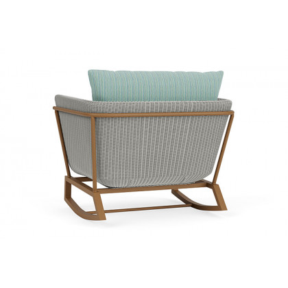 Lloyd Flanders™ Solstice Lounge Rocker - Platinum, Hickory