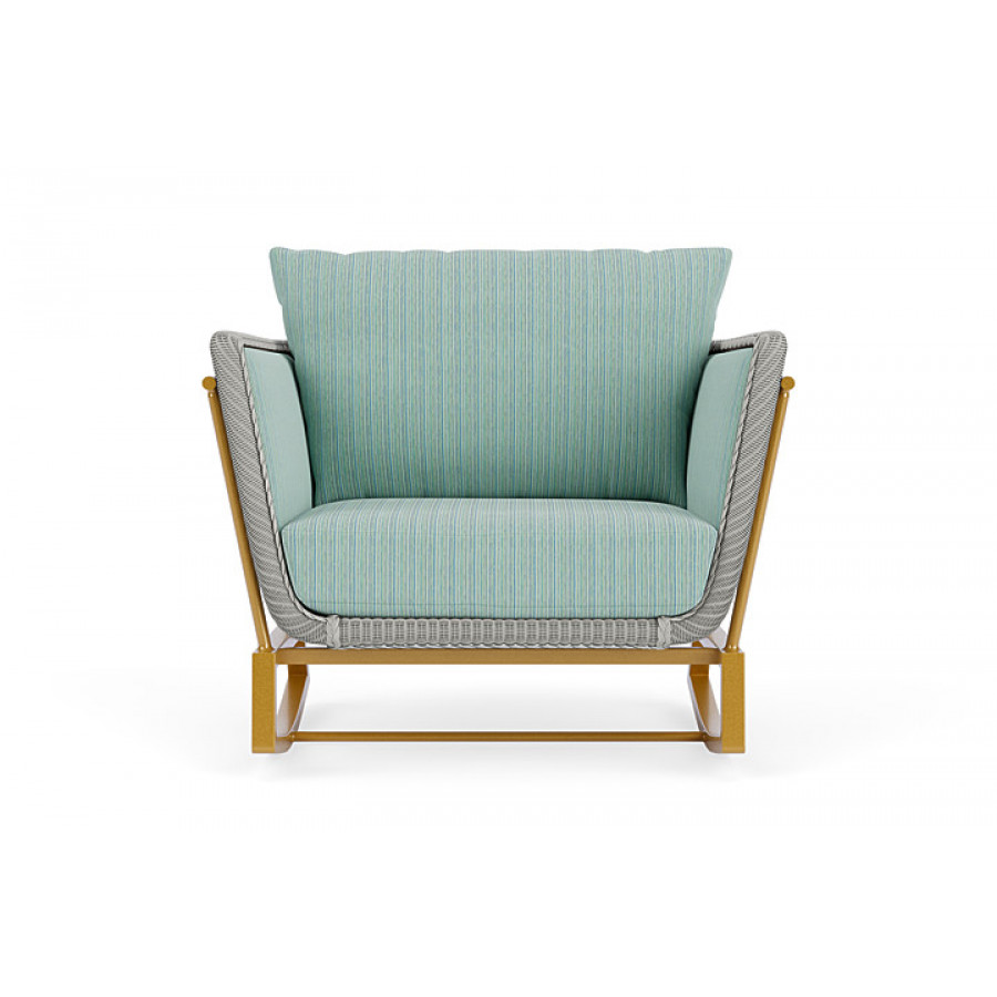 Lloyd Flanders™ Solstice Lounge Rocker - Platinum, Metallic Gold