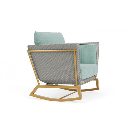 Lloyd Flanders™ Solstice Lounge Rocker - Platinum, Metallic Gold