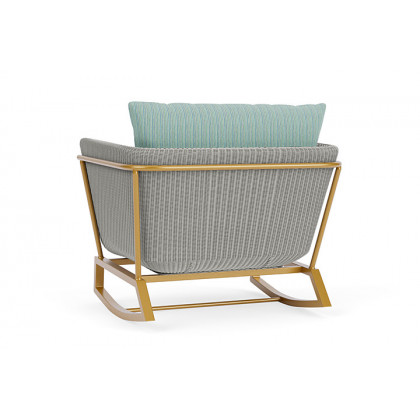 Lloyd Flanders™ Solstice Lounge Rocker - Platinum, Metallic Gold