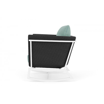 Lloyd Flanders™ Solstice Lounge Rocker - Charcoal, Matte White