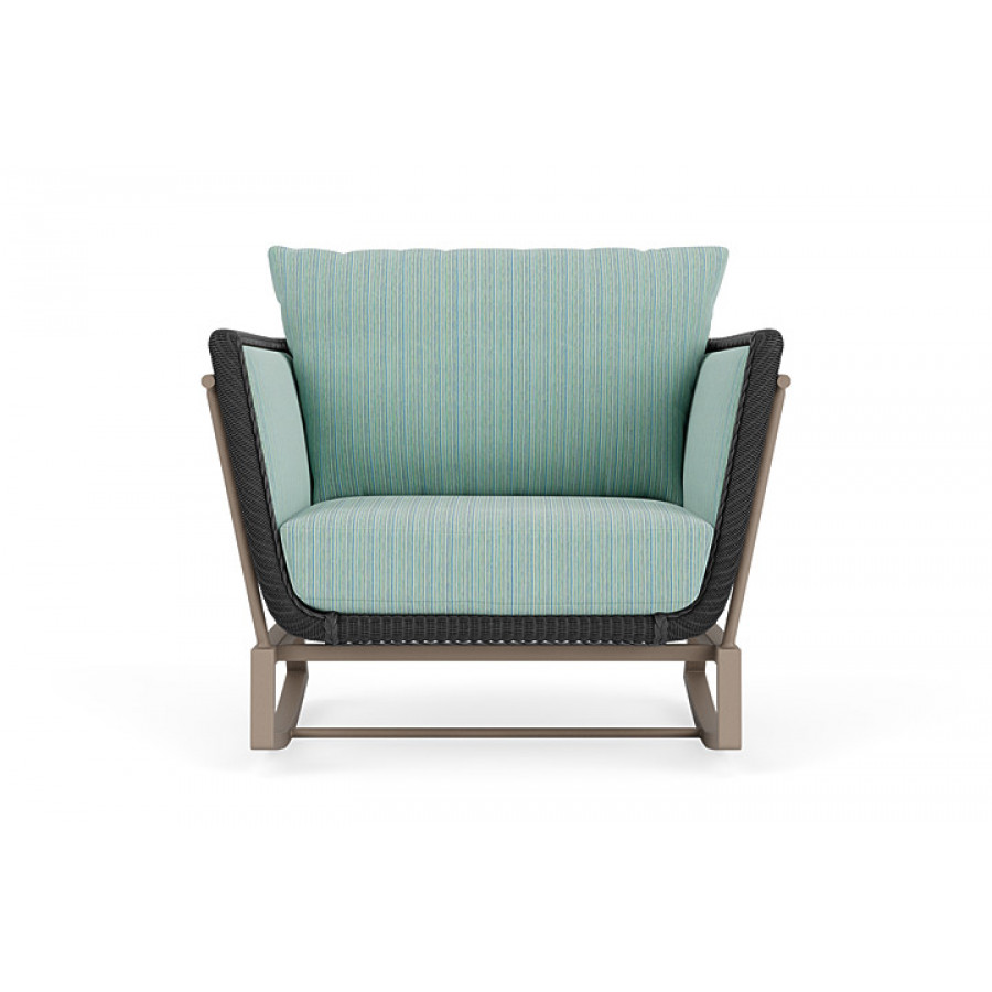 Lloyd Flanders™ Solstice Lounge Rocker - Charcoal, French Beige