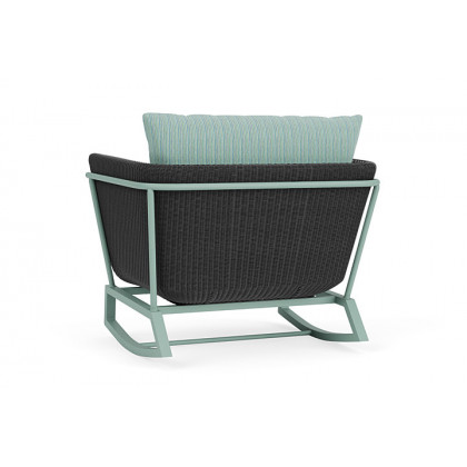 Lloyd Flanders™ Solstice Lounge Rocker - Charcoal, Sea Glass
